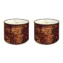 Royal Designs, Inc. Trendy Decorative Handmade Drum Shade, Made in USA, 10in, HBC-8064-10-2, Violet Sky - 2 Pk