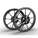 Royal Enfield 1990612 Black Alloy Wheels-Dual for Classic 350