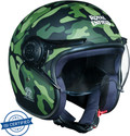 ROYAL ENFIELD Crackling Camo Jet Motorbike Helmet