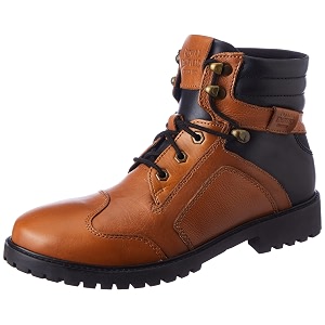Royal Enfield Marshall Boots Charcoal Red