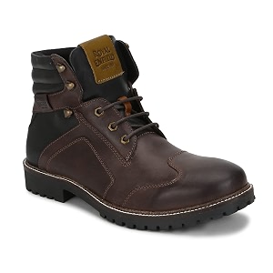 Royal Enfield Marshall Boots Charcoal Red