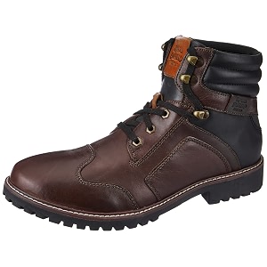 Royal Enfield Marshall Boots Charcoal Red