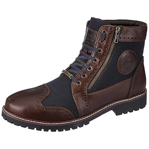 royal enfield military vibe boots brown amp navy
