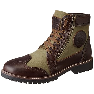 royal enfield military vibe boots brown amp navy