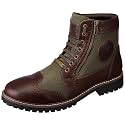 Royal Enfield Military Vibe Boots Brown &amp; Navy