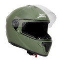 ROYAL ENFIELD Quest Full Face with Visor | ISI & DOT | for Men and Women Motorbike Helmet (Battle Green)