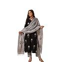 Royal Export Women Floral Printed Black Straight
