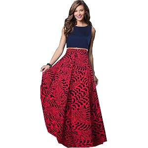 Royal Export Womens A-Line Long Dress