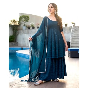 royal export women39s cotton salwar_suit_set ach-04_turquoise