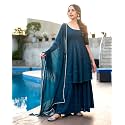 Royal Export Women's Cotton Salwar_Suit_Set (ACH-04_Turquoise
