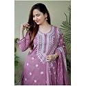 Royal Export Women39s Viscose Floral Embroidered Straight