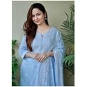 Royal Export Women39s Viscose Floral Embroidered Straight