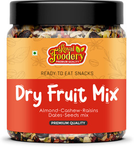 royal foodery premium mixed dryfruits healthy dried nutmix trial mix with assorted seedsnuts almonds cashews raisins amla dates walnuts 1 x 900 g