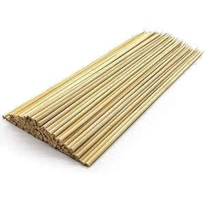 royal kart bamboo stick pack of 200 with 100 sticks free 10 inches