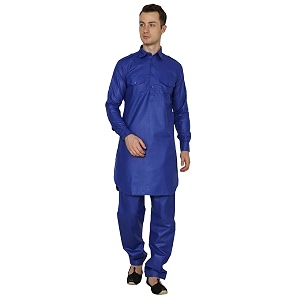 Royal Kurta Mens Cotton Pathani Suit