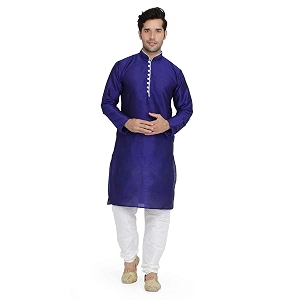 Royal Kurta Mens Cotton Silk Kurta Pyjama