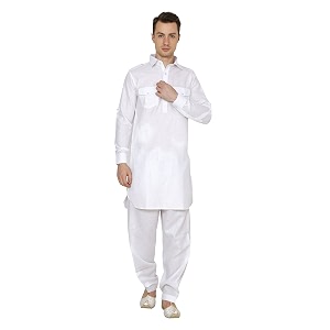 Royal Kurta Mens Cotton Pathani Suit