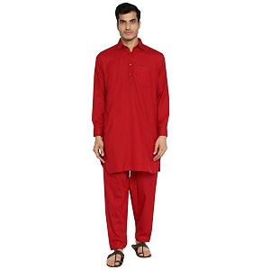 Royal Kurta Mens Cotton Pathani Suit