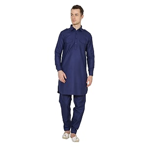 Royal Kurta Mens Cotton Pathani Suit
