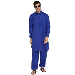 Royal Kurta Mens Cotton Pathani Suit