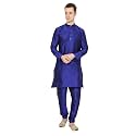 Royal Kurta Men39s Cotton Silk Plain Solid