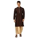 Royal Kurta Men39s Cotton Silk Dhoti Kurta