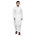 Royal Kurta Men39s Cotton Lucknowi Chikan Kurta