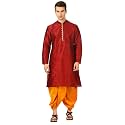 Royal Kurta Men39s Cotton Silk Dhoti Kurta