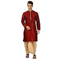 Royal Kurta Men39s Cotton Silk Dhoti Kurta