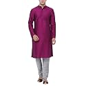 Royal Kurta Men39s Cotton Silk Plain Solid