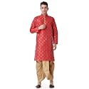 Royal Kurta Men39s Silk Blend Printed Kurta