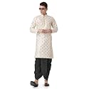 Royal Kurta Men39s Silk Blend Printed Kurta