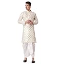 Royal Kurta Men39s Silk Blend Printed Kurta