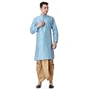 Royal Kurta Men39s Silk Blend Printed Kurta