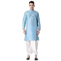 Royal Kurta Men39s Silk Blend Printed Kurta
