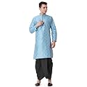Royal Kurta Men39s Silk Blend Printed Kurta