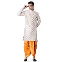 Royal Kurta Men39s Silk Blend Printed Kurta