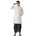 Royal Kurta Men39s Silk Blend Printed Kurta