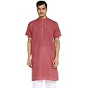 Royal Kurta Mens Linen Half Sleeved Long