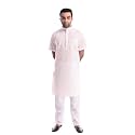 Royal Kurta Mens Linen Half Sleeved Long