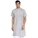 Royal Kurta Mens Linen Half Sleeved Long