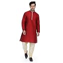 Royal Kurta Mens Silk Blend Long Kurta