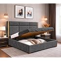 Royal Modern Upholstered Queen Size Bed with
