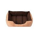 Royal Pets Cart Dog Bed &amp; Cat Bed Brown Color Anti-Skid Bottom &amp; Machine Washable(Reversible, for Small Breeds &amp; Puppies)-Small(Size- 48x40x22 CM's)