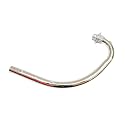 Royal Piston Heavy Bend Pipe Clear & Heavy Sound for BS6 Compatible for Classic/Electra/Standard 350&500 (C-TYPE) Black