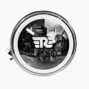 Royal Piston Smart LED 7" Diamond-Cut Headlight | 75-110W Latest 2023 CREE LED H4 Plug &amp; Play Compatible With Royal Enfield, Thar, Gypsy (RP Minus)