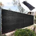 Royal Shade 8' x 139' Black Fence Privacy Screen, Heavy Duty Windscreen