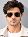 ROYAL SON UV Protection Aviator Sunglasses 58