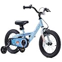 Royalbaby Chipmunk Boys Girls Kids Bike Submarine Steel Cycle 3-9 Years 12 14 16 18 Inch Bike Training Wheels Kickstand Blue Yelleow Pink Child's Bicycle