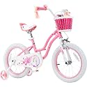 RoyalBaby Girls Bike Classic &amp; EZ Kids Bike, Balance and Pedal Bicycle, 12 14 16 18 20 Inch Toddlers to Big Kids 3-10 Years